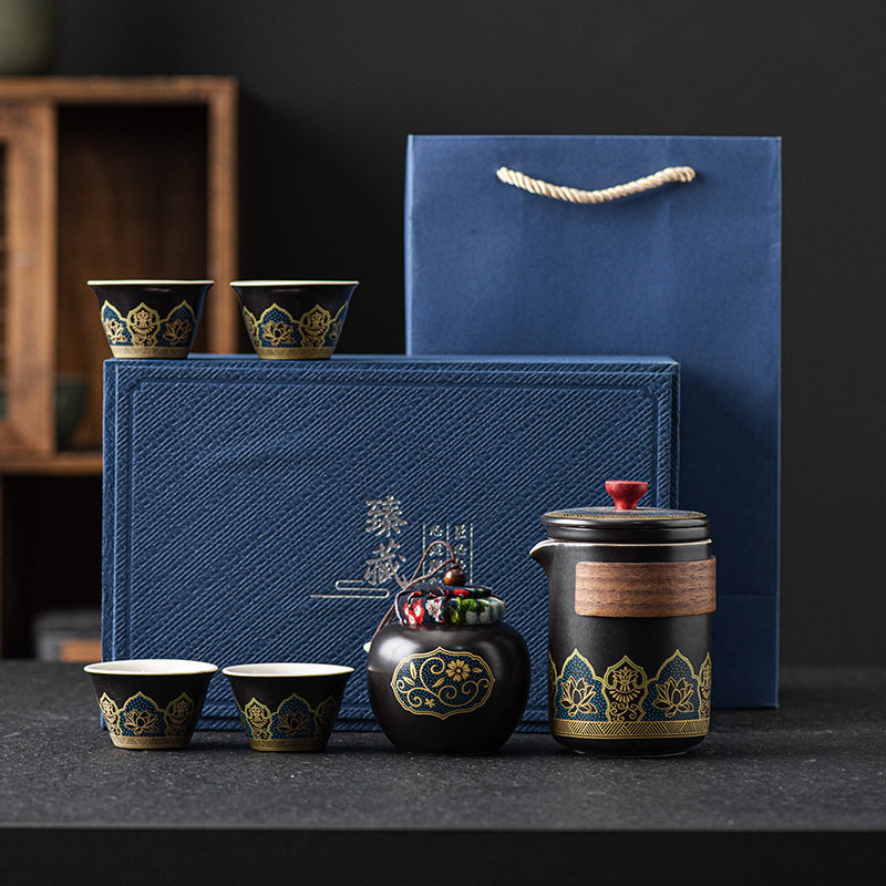 Ceramic Tea Set Gift Boxed - Four Items