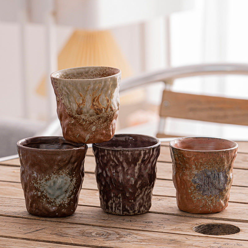 Japanese Style Artisan Pottery Tea Cup