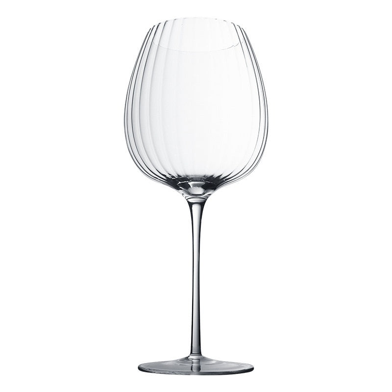 Luxury Wine Glass with Striped Pattern - Several Options