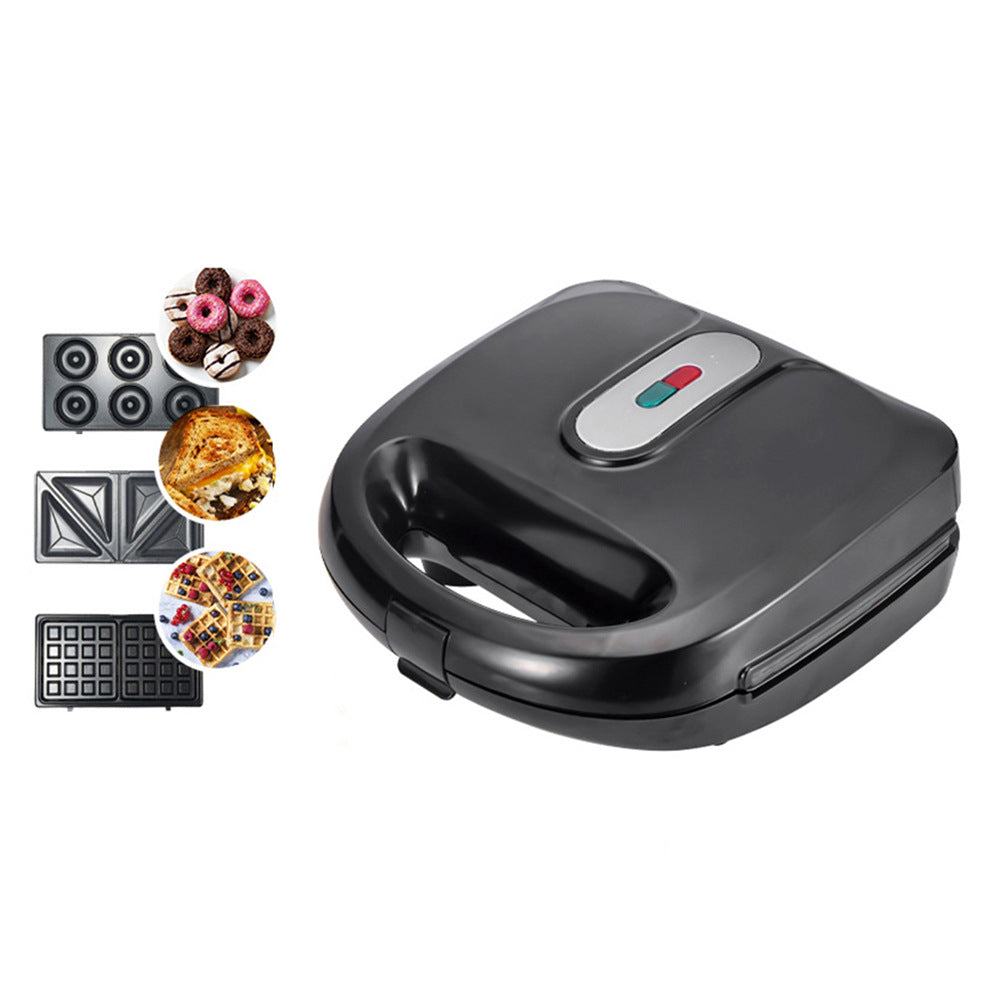 Waffle Maker with Six or Three Changeable Plates