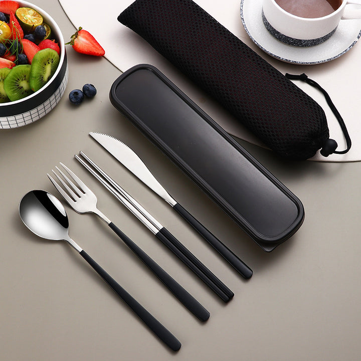 Stainless Steel Portable Flatware Set