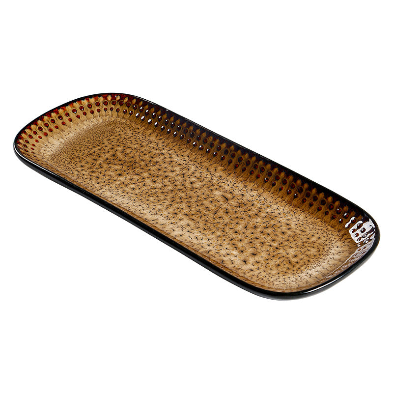 Asian Inspired Ceramic Serving Trays Various Options