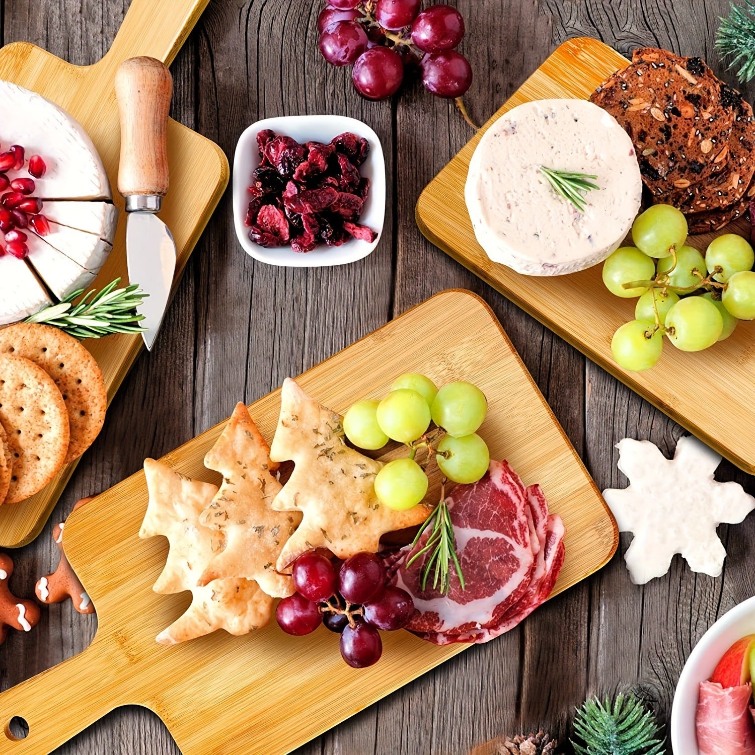 Household Bamboo Pizza Cutting Board