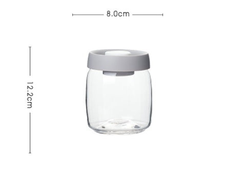 Vacuum Seal Glass Storage Jar