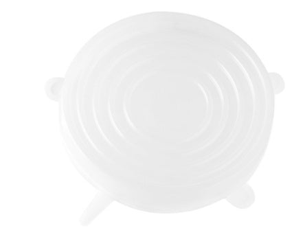 Six-Piece Stretch Silicone Lids for Food Storage