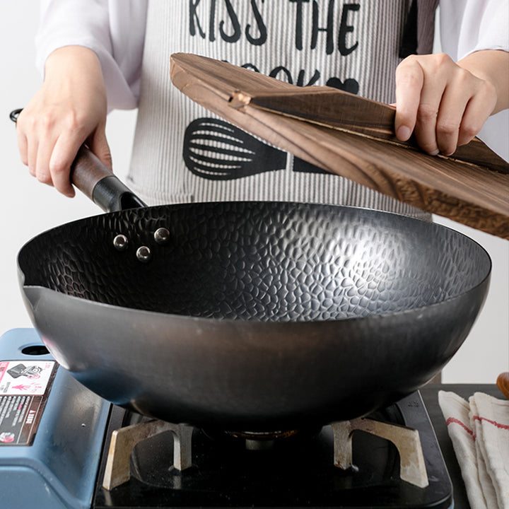 Handmade Traditional Iron Wok Pan