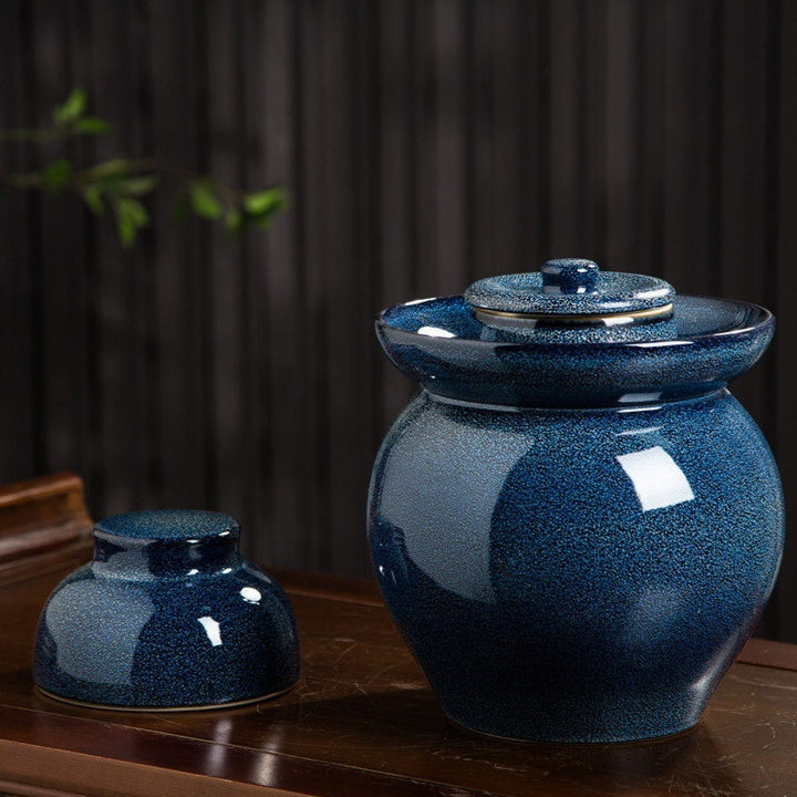 Jingdezhen Sichuan Pickling Jar Ceramic with Lid