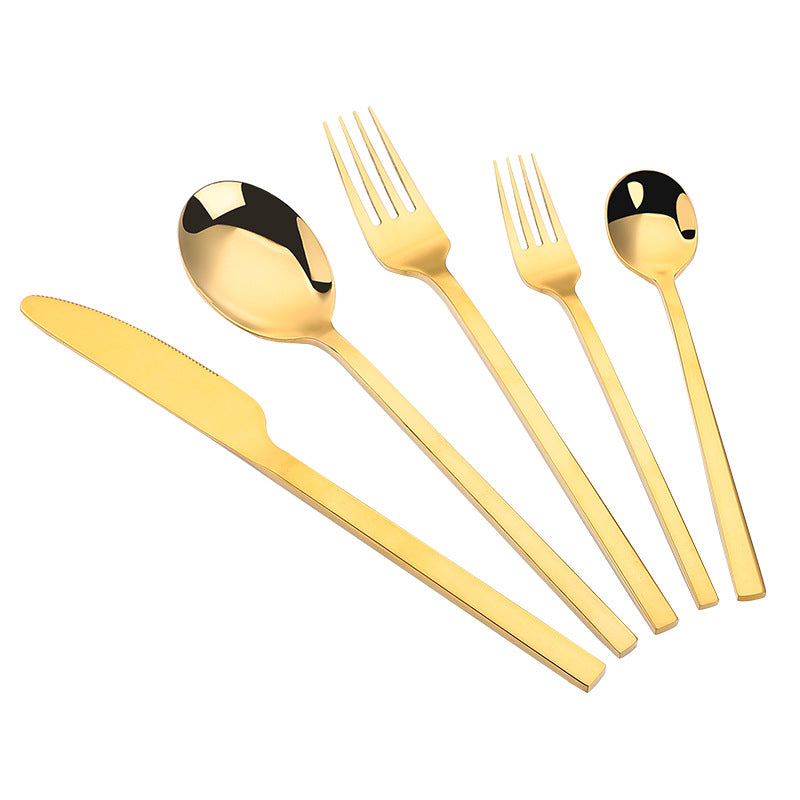 Matte Cutlery Thickened Cutlery Set