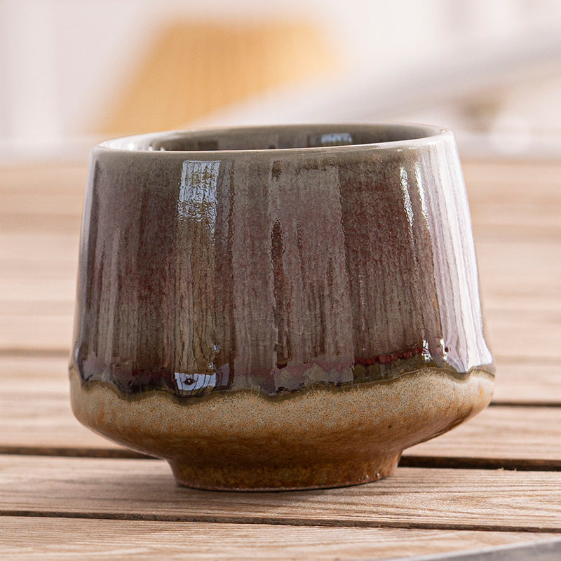 Japanese Style Artisan Pottery Tea Cup
