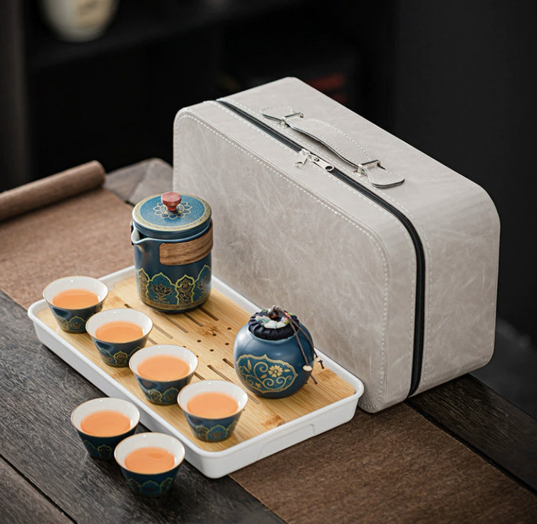 Ceramic Tea Set Gift Boxed - Four Items