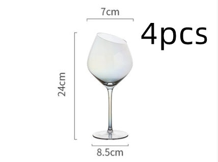 Wine Glass Oblique Mouth