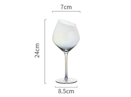 Wine Glass Oblique Mouth