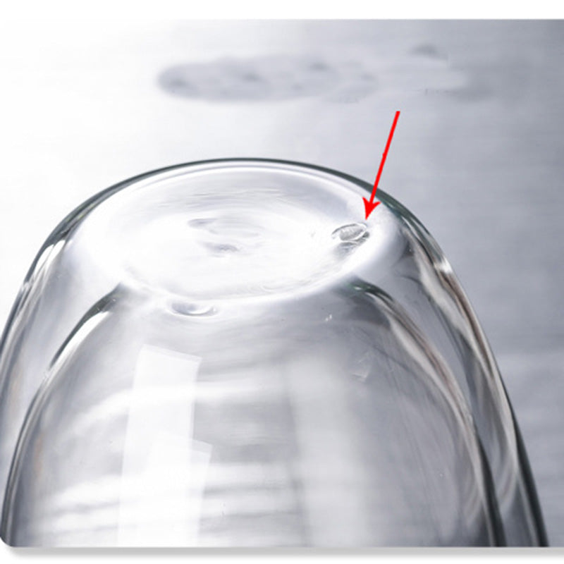 Creative Egg Shaped Double Layer Insulated Glass Cup Set