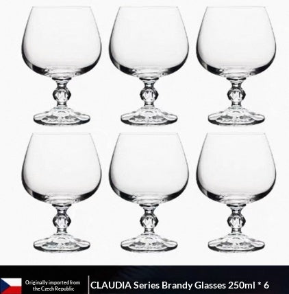 Elegant Red Wine Crystal Brandy Whiskey Glass