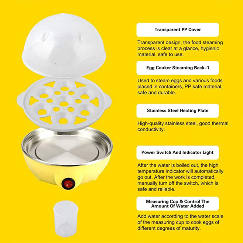 Multifunctional Egg Steamer with Automatic Power Off