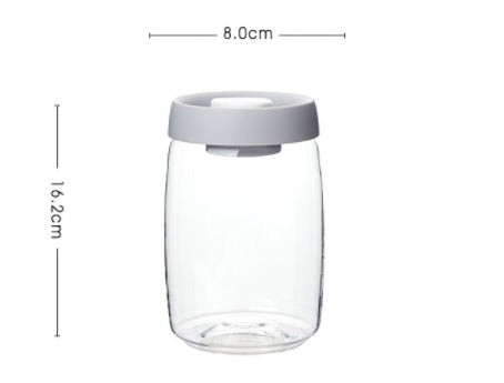Vacuum Seal Glass Storage Jar