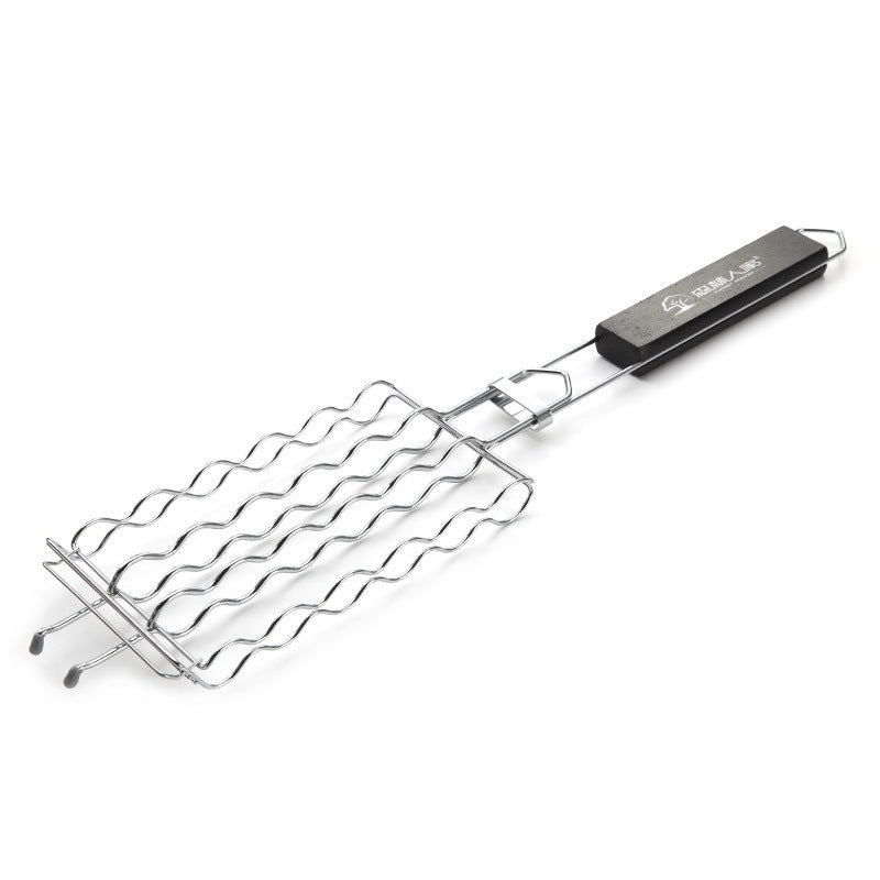 Outdoor Barbecue Grill Clip Basket