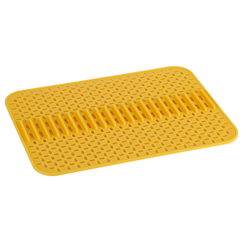 Kitchen Silicone Drain Mat Sink Protection Against Scratching