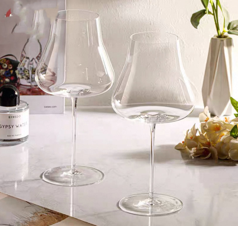 Red Wine Champagne Flutes Crystal Glasses